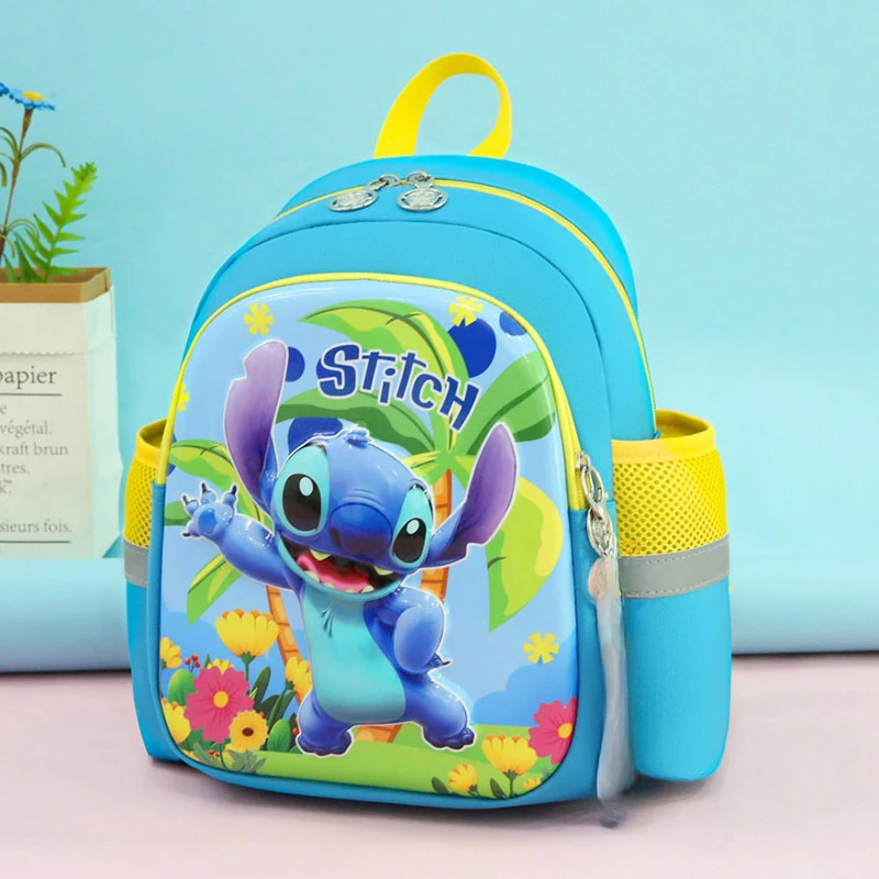 New Cartoon Stitch Children's Backpack Lightweight Large Capacity Anti-lost Backpack Anti-splash Backpack Children's Gift