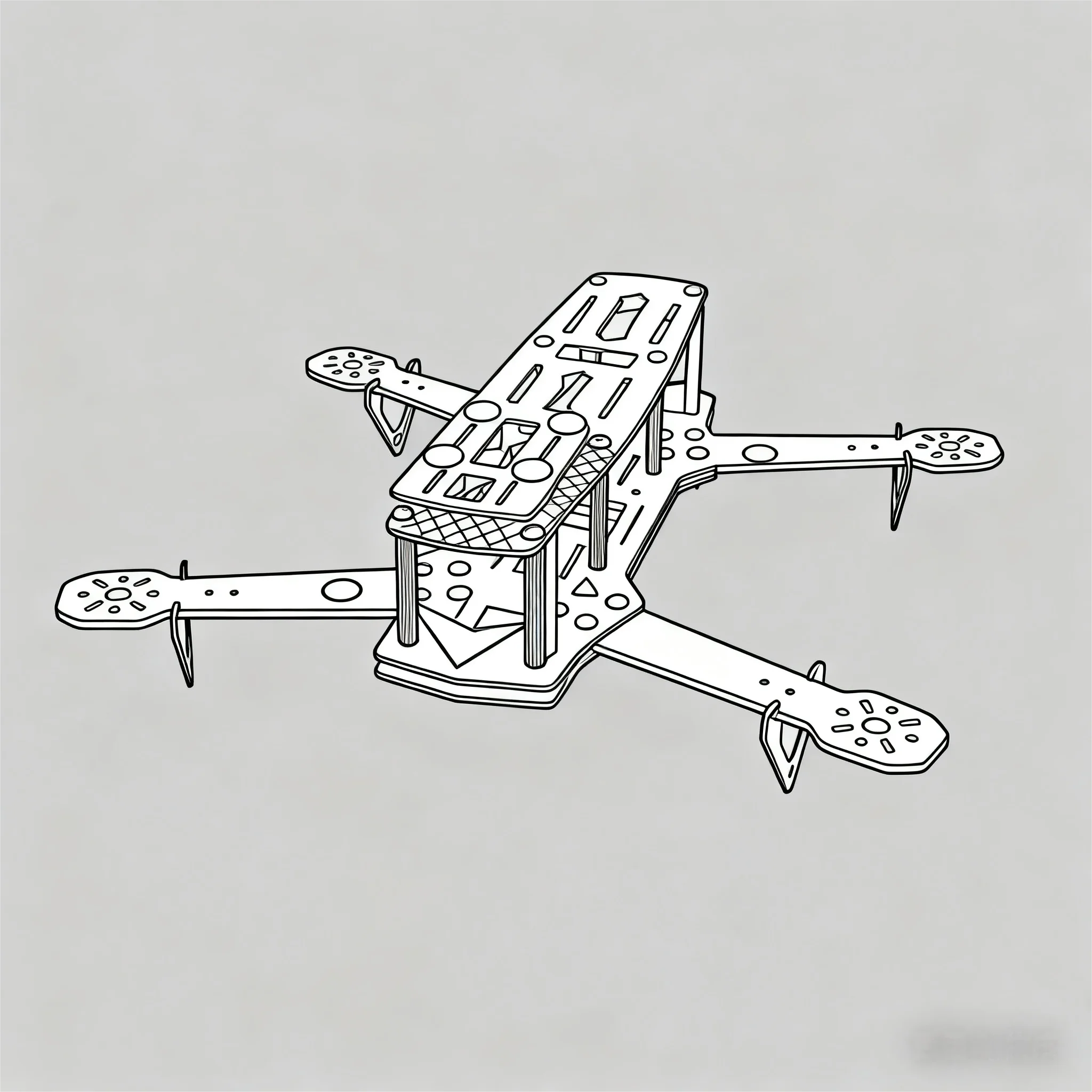 

250 250 мм с кронштейном 3 мм или 4 мм, комплект рамы квадрокоптера из углеродного волокна для ZMR250 QAV250 HotRC Drone