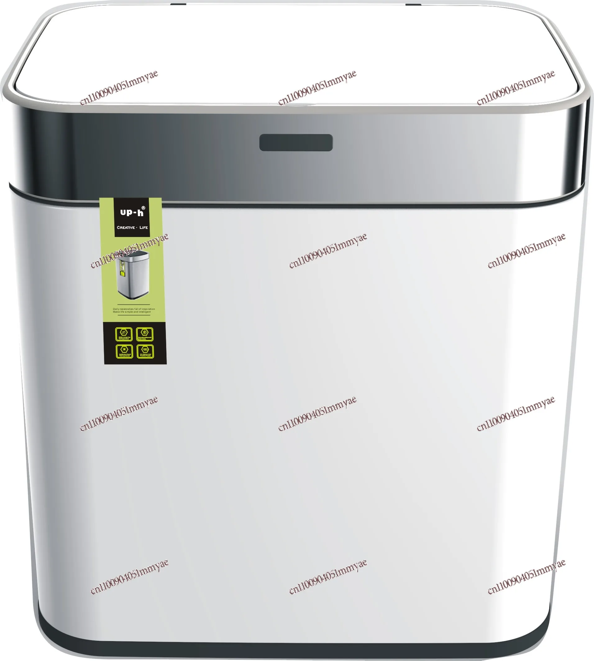 

60L Kitchen Stainless Steel Smart Sensor Garbage Can Be Stored in The Enlarged Trash Can