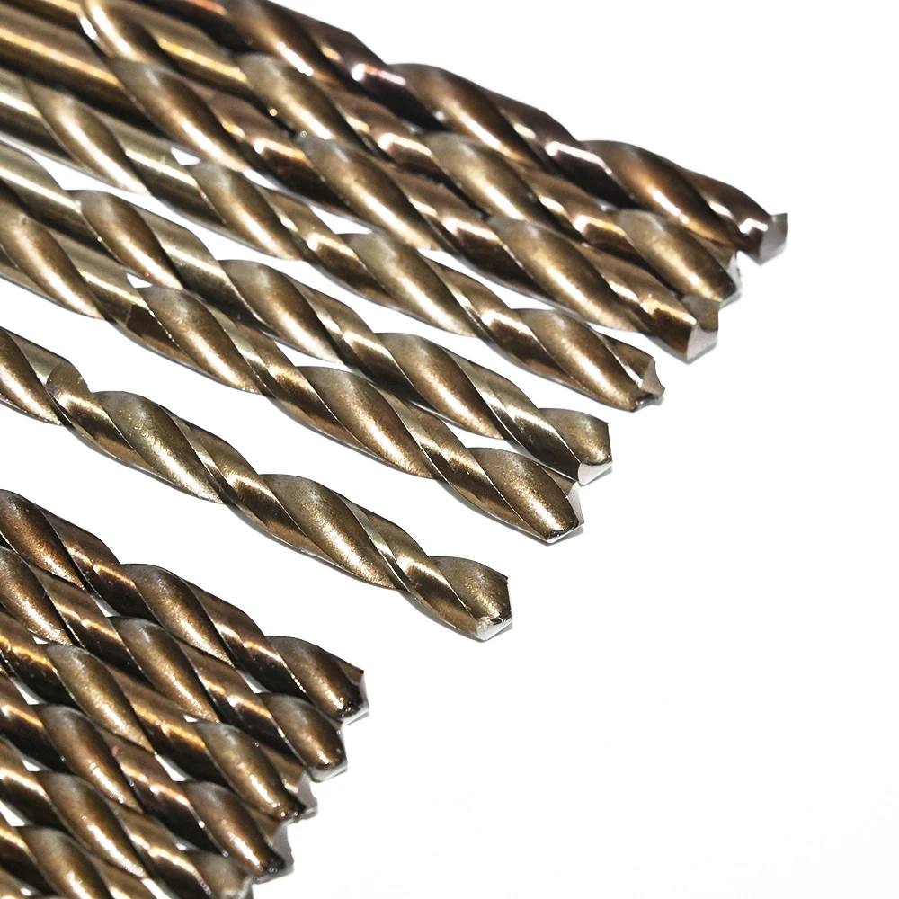 51-teiliges Kobalt-Spiralbohrer-Set für gehärtetes Metall, Edelstahl, Gusseisen und Holz-Kunststoff – Detail 2