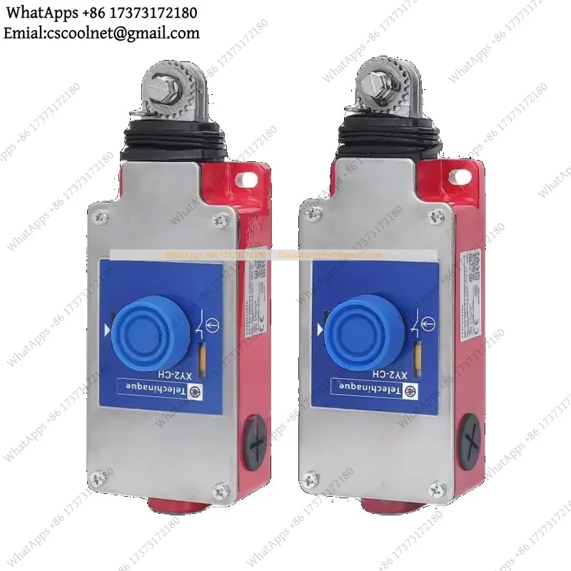 k06 k3 Emergency Stop Rope Pull Switch XY2CH13250 XY2CH13270 13270H29, 2NC 1NC+1NO IP65 Safety Pull Cord Switch for Conveyor