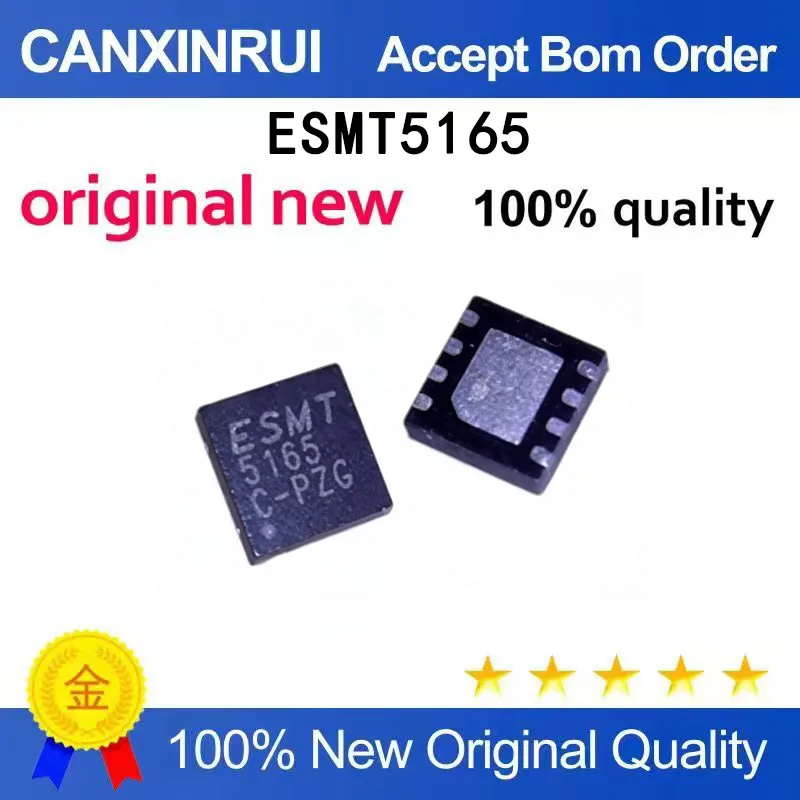

(5-100 PCS) Brand new spot ESMT5165 5165 1-W1G QFN AD5165A-HG
