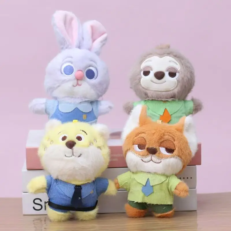Breloczek Zootopia Pluszowy Lis Nick Królik Judy Zawieszka do Torby Leniwiec Flash Leopard Benjamin Akcesoria Zwierzęce na Prezent