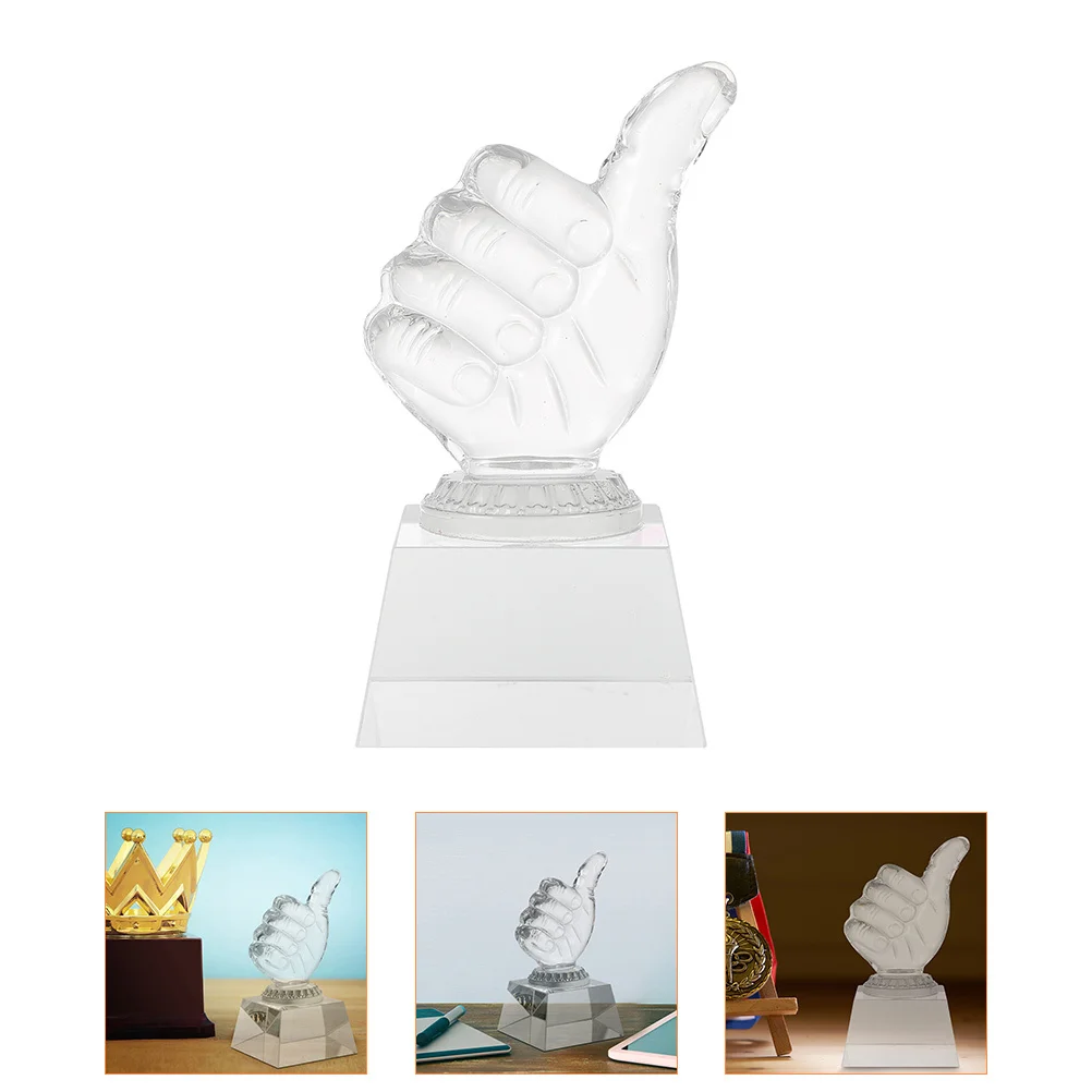 

Crystal Trophy Award Decor Premium Small Trophy for Children Winning Prizes Competition Supply Party Favors Desktop