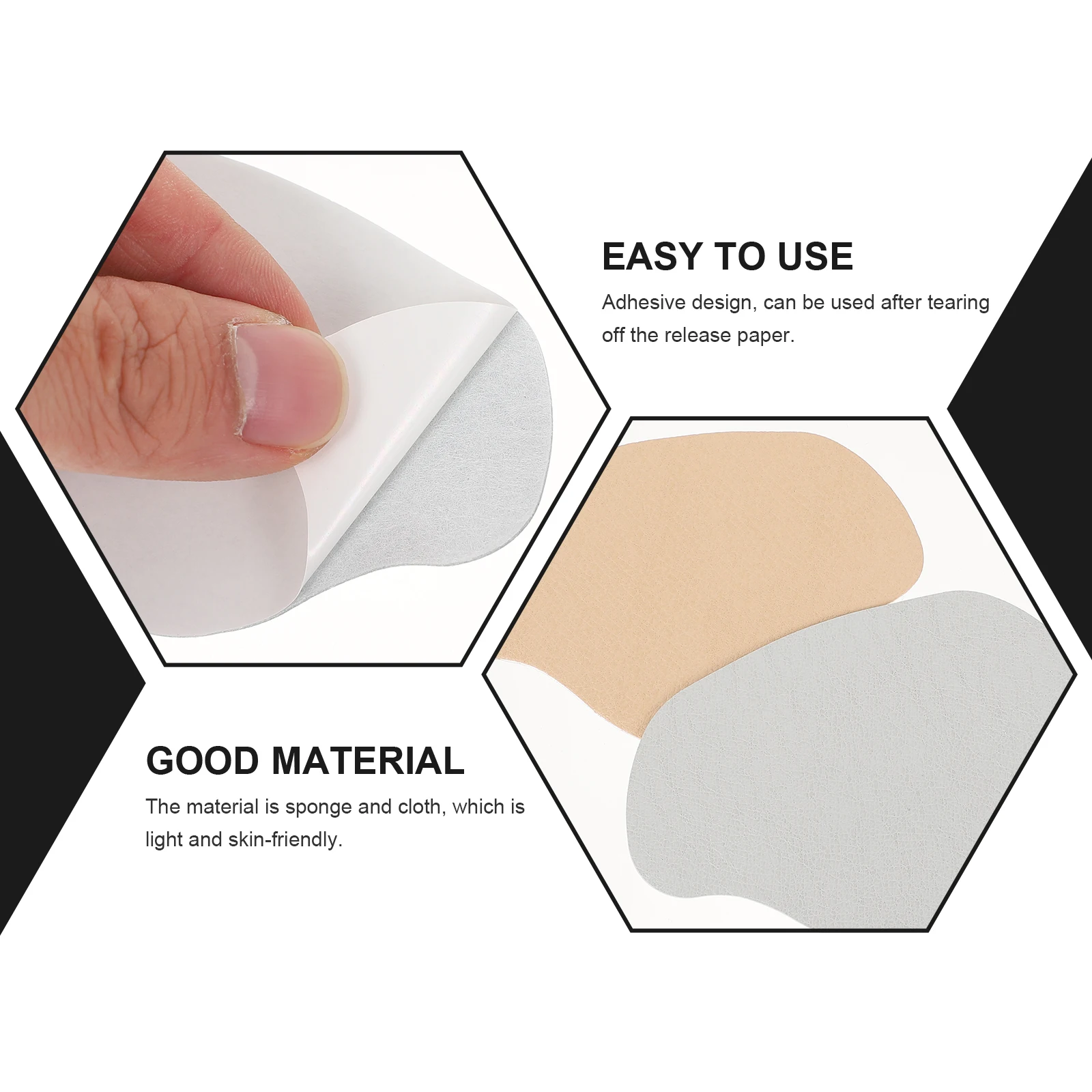 

8pcs Heel Stickers Pads Feet Protectors Sports Shoes Cushions Breathable Sweat Absorbent Self Adhesive Pain