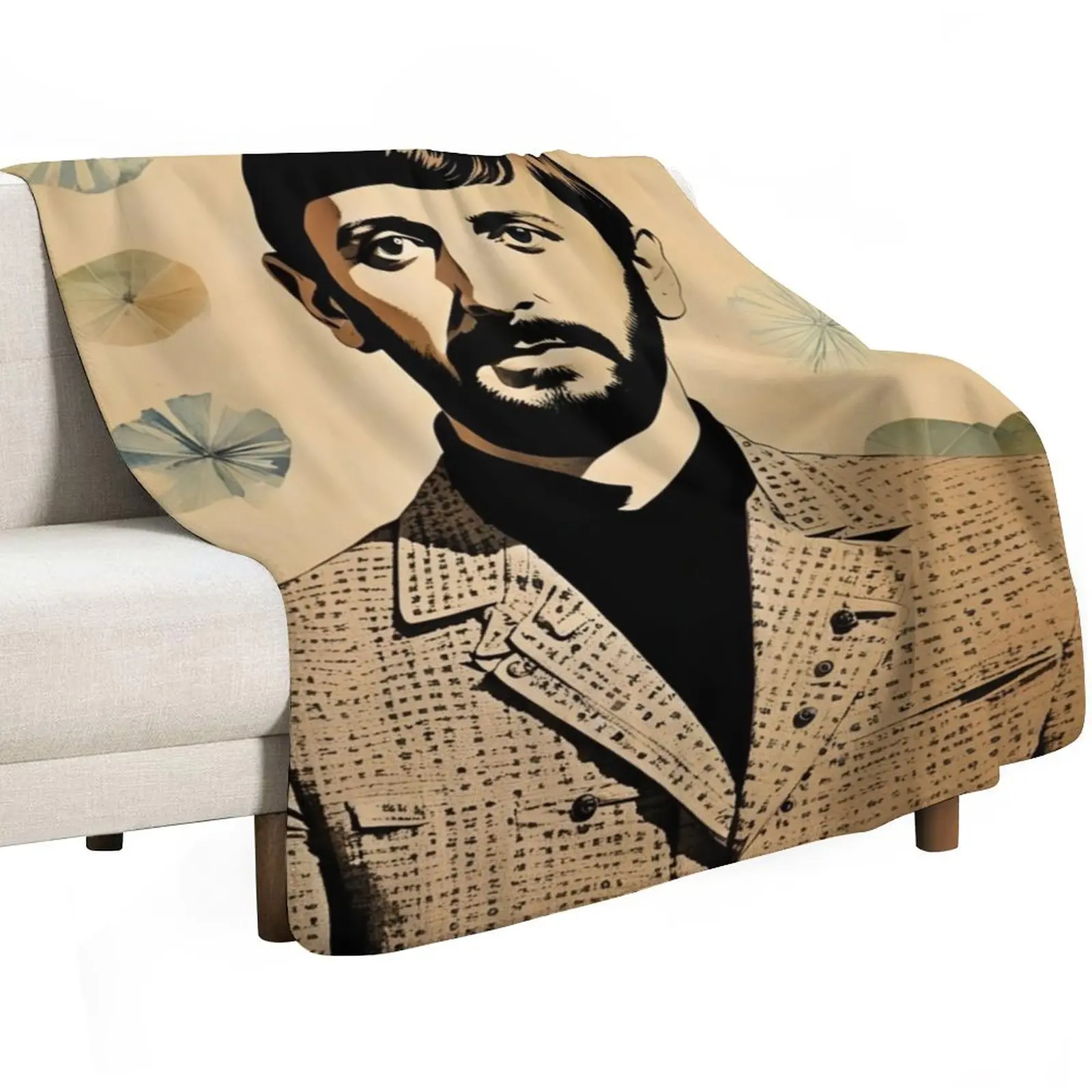 Ringo Starr Throw Blanket Thin Luxury Decoratives Thermal Fashion Sofas cosplay anime Blankets