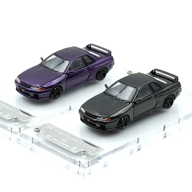 

FH TPC 1:64 Skyline R32 S Tune Carbon Opened Hood Diecast Diorama Car Model Collection Toys Focal Horizon