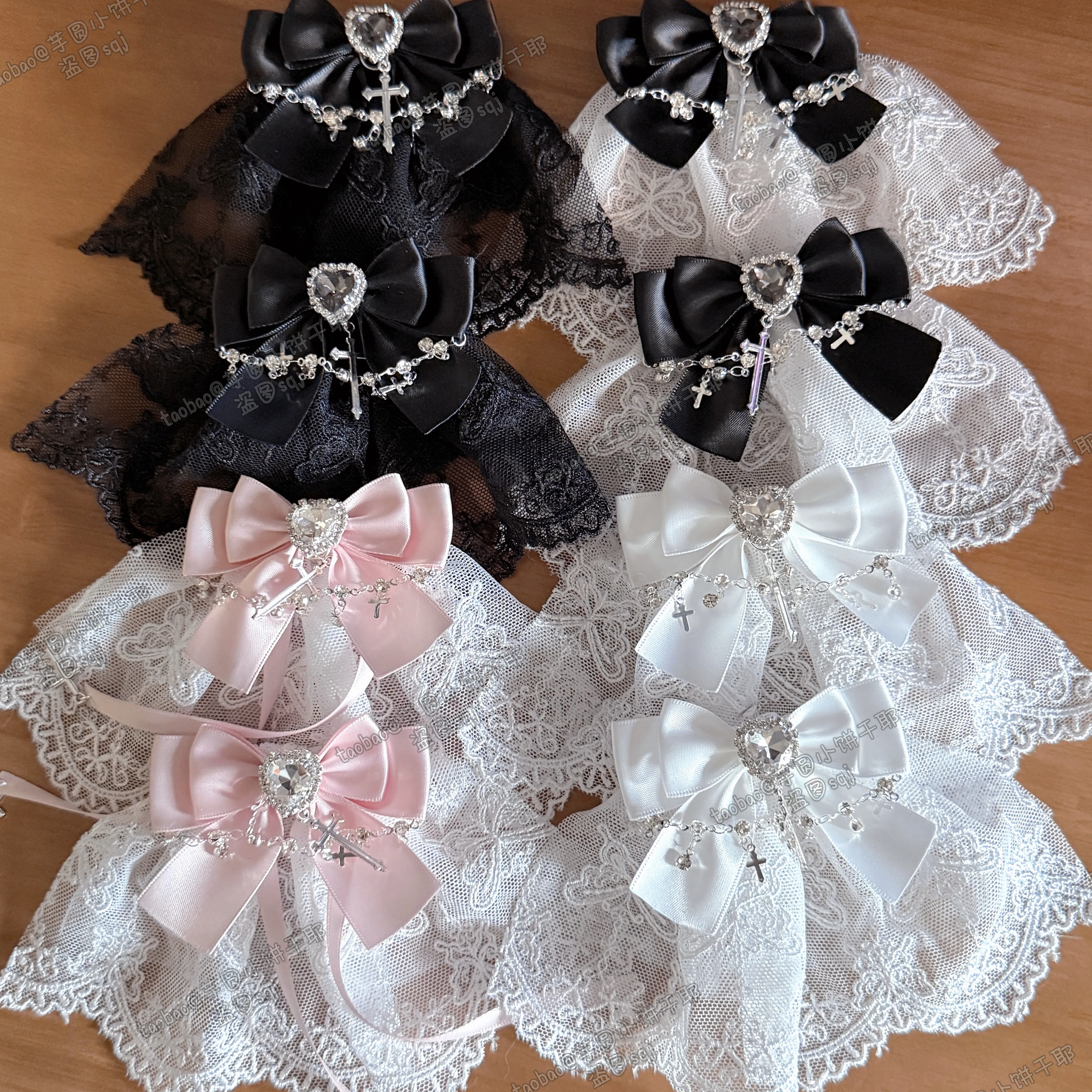 Lace Skirt Hairpin Gothic Subculture Y2k Lei Lei Heavy Industry Lolita Bow Hairpin for Women