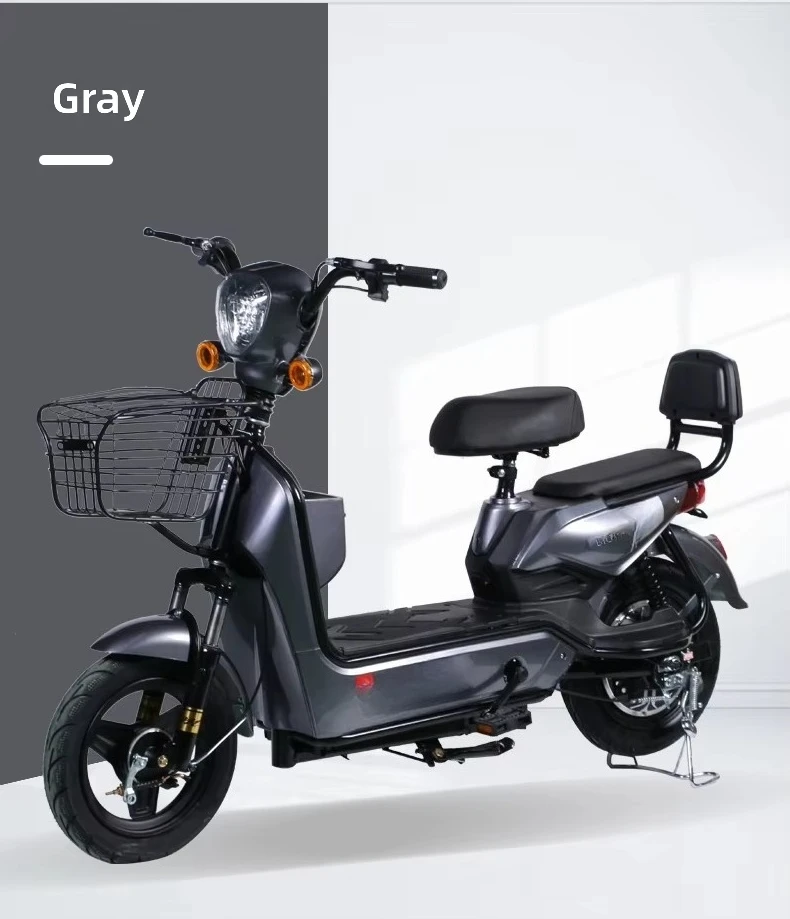 RRE Factory direct sales 350W 48V electric bicycle, with thickened front and rear shock springs, suitable for long-distance ridi