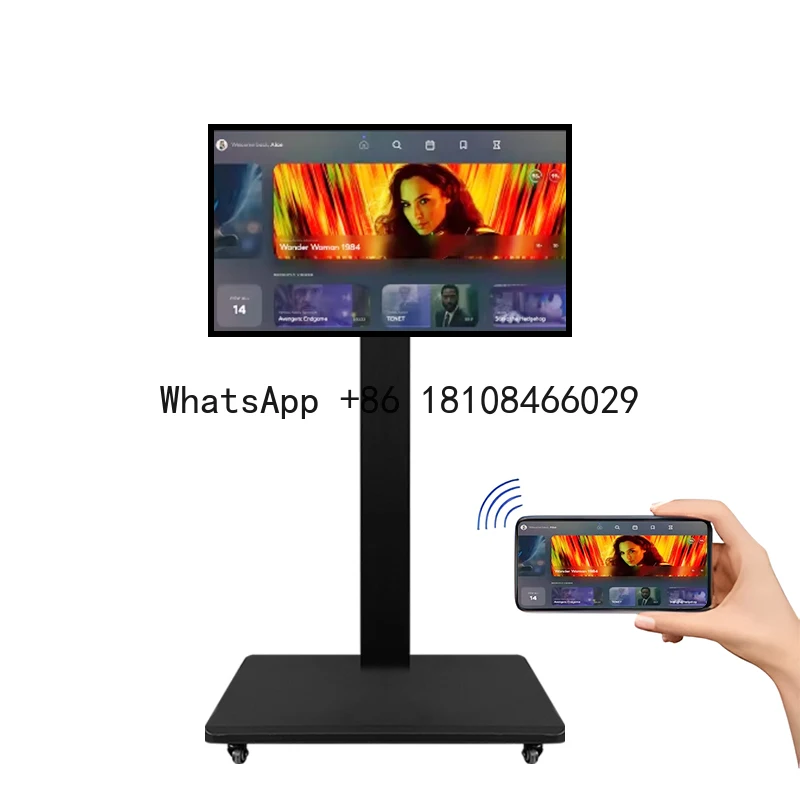 

Supplier's 43-Inch Indoor Mobile/Computer Aided Live Broadcast All-In-One Equipment Airports Use Touch Screen Digital Poster