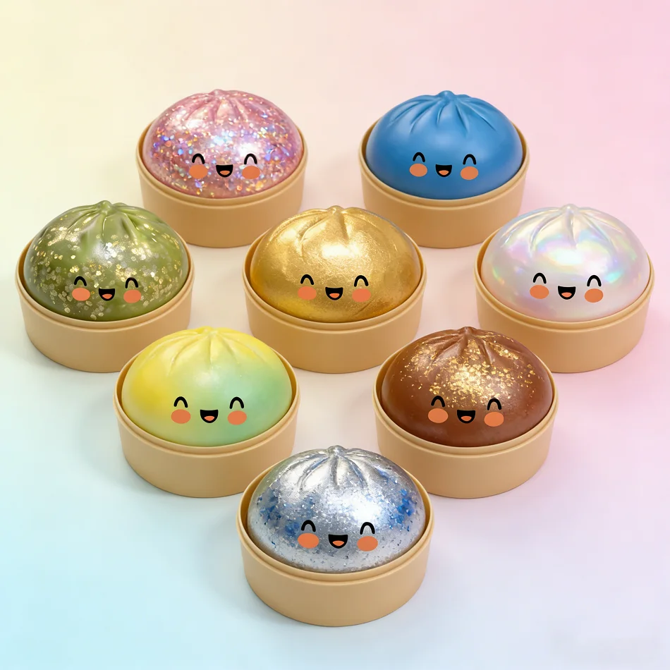 

Реалистичная гигантская игрушка-антистресс в виде пельменя с бамбуковой пароваркой, мягкий TPR-шарик, игрушка для снятия стресса, забавный креативный подарок