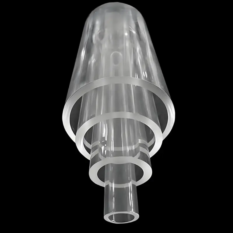 Polycarbonate PC Pipe OD 100 110 120 130 140 150 160 170mm Plastic Rigid Tubing High Transparency Shatterproof for Doors Windows