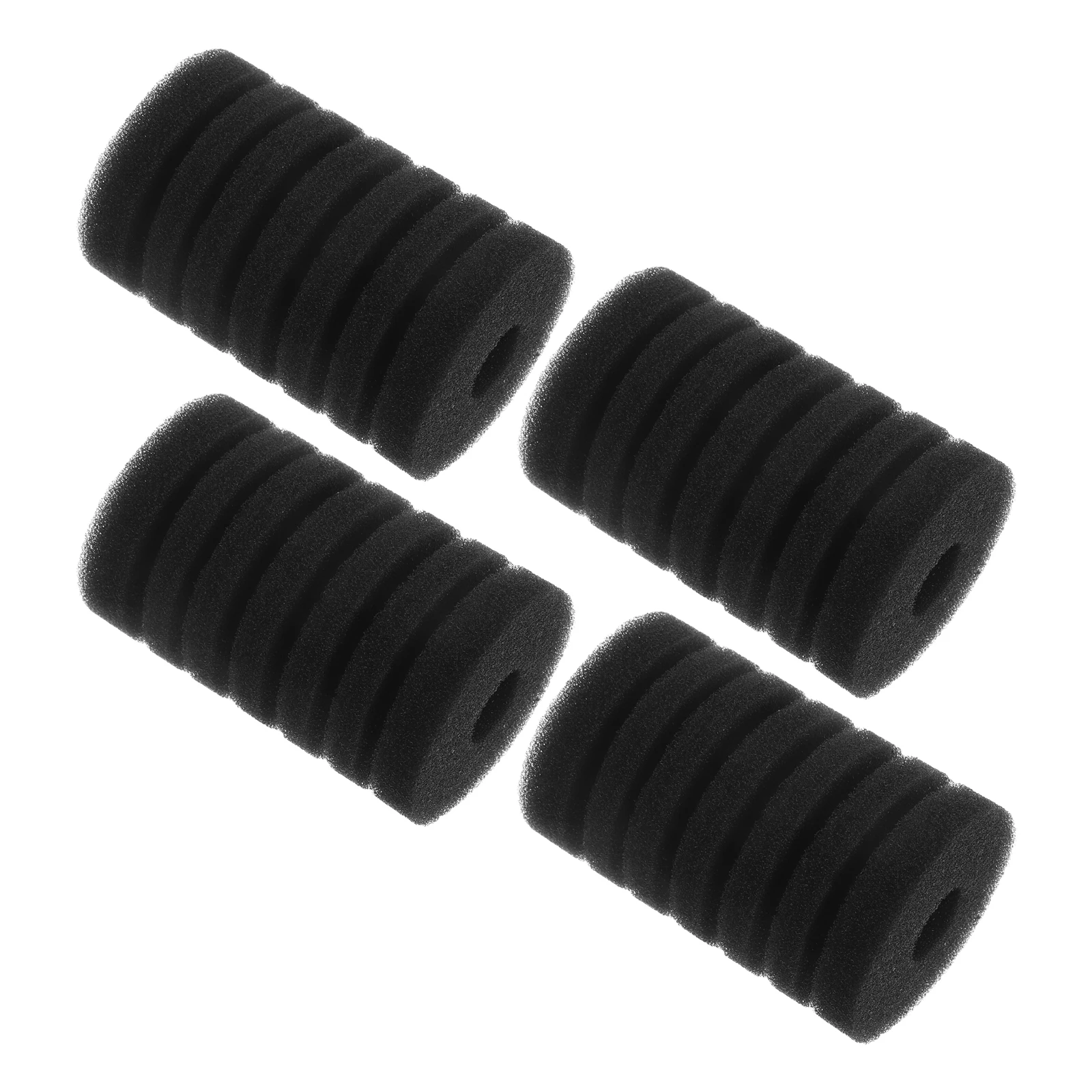 

4pcs Aquarium Filter Sponge Replacement Black Pre-Filter Intake For Fish Tank Pond Small Builtin Oxygenation
