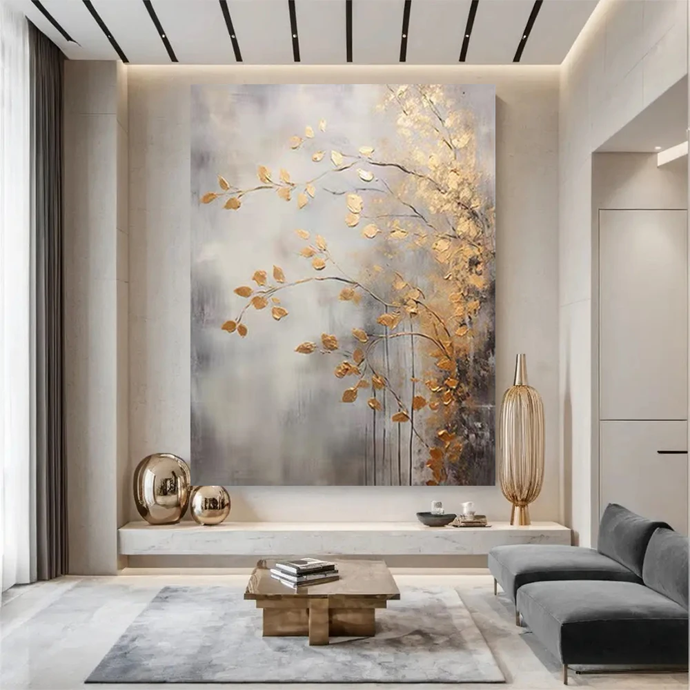 

Large Abstract Oil Painting Modern Home Wall Pictures Colorful Paintings On Canvas Poster Decor Room Acrylic Textured Mural Gift