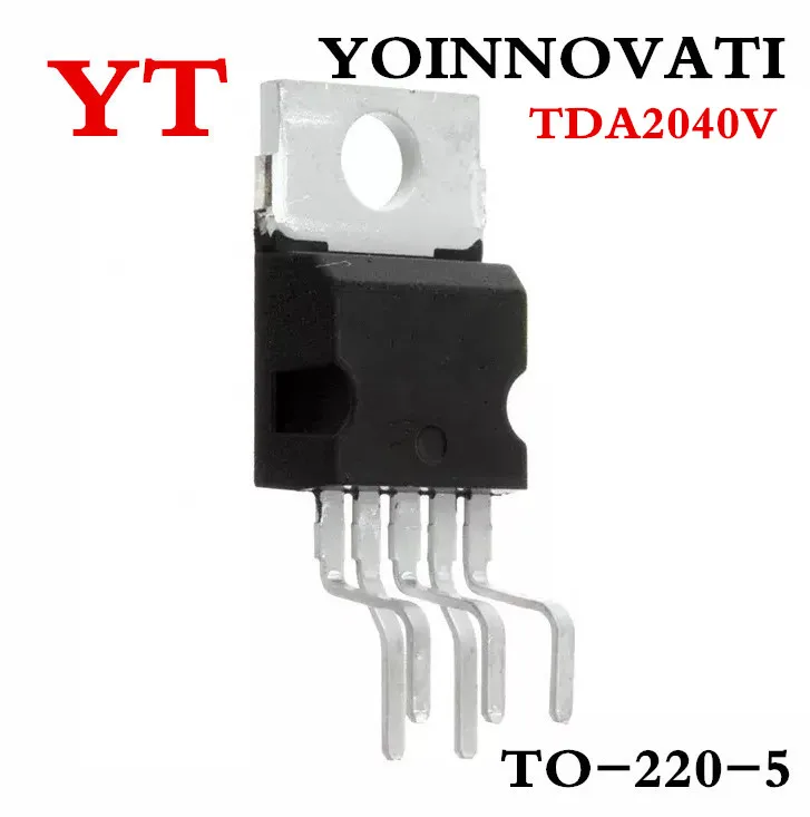 10pcs/lot TDA2040V TDA2040 IC TDA 2040 AMP AUDIO PWR HIFI PENTAWATT5 Best quality.