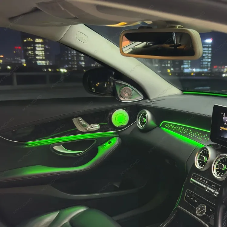 For Benz GLC X253 Ambient Light Kit Instrument Panel Trim 12V Car Decorative Lamp Automotive Ambient Lighting OEM Accepted