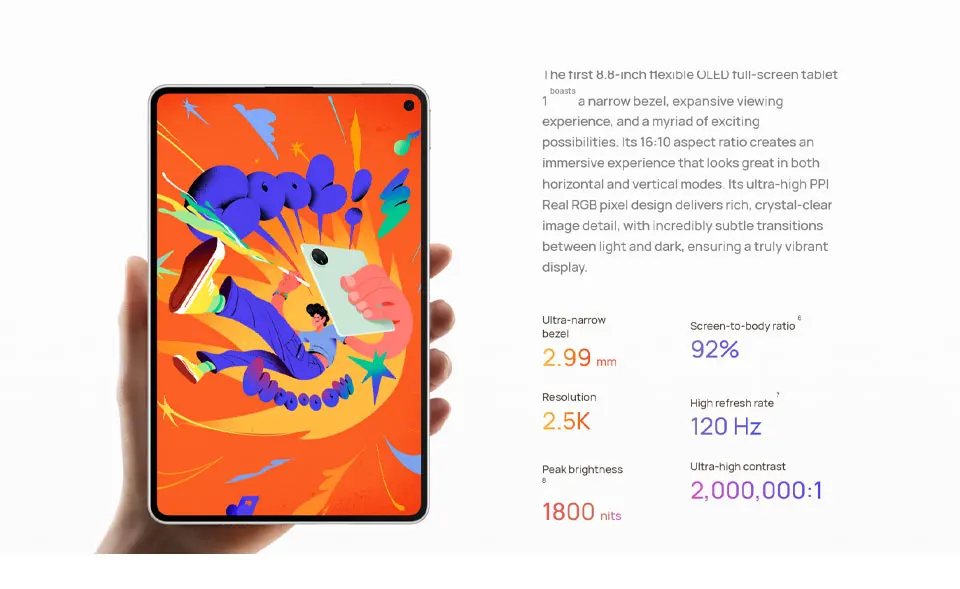 HUAWEI MatePad Mini LTE 2025 Edition, 8.8-inch OLED Matte Display, HarmonyOS 5.1, 6400 mAh Battery