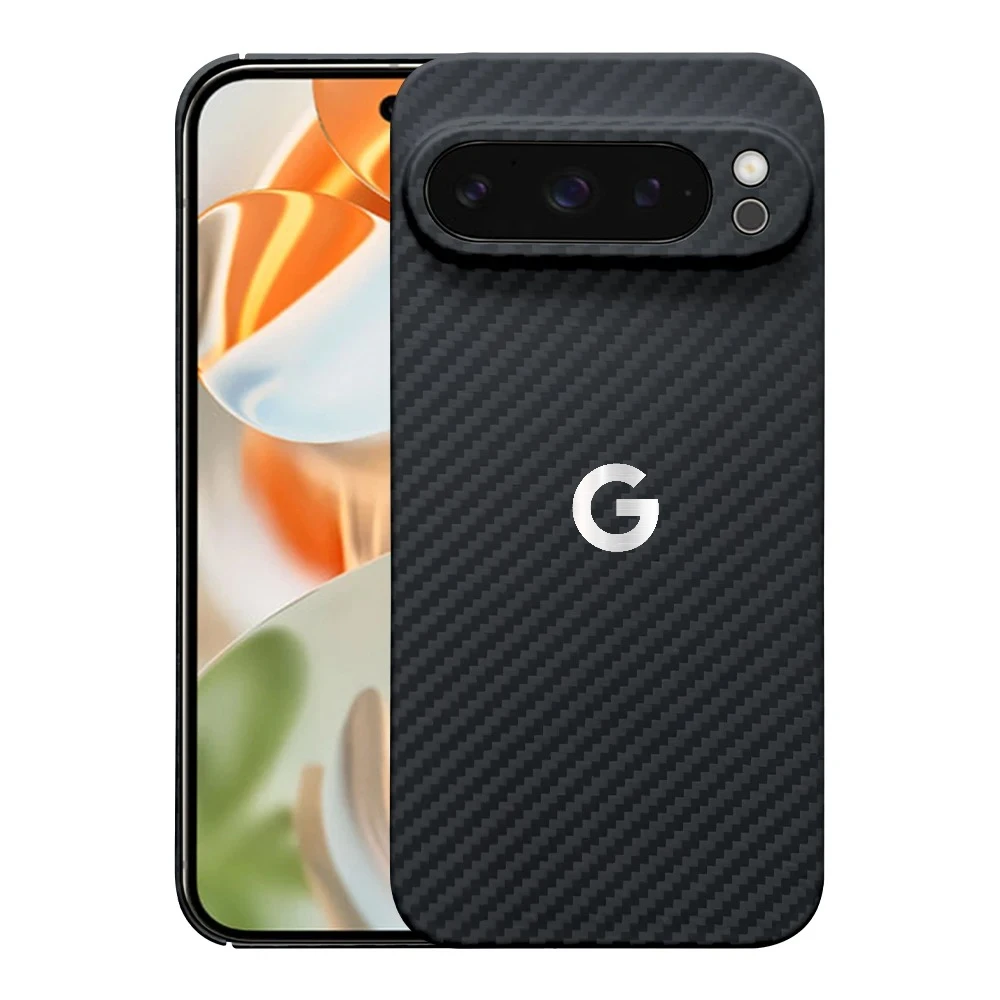 

High Quality 1500D Aramid Carbon Fiber Phone Case For Google Pixel 9 10 Pro XL Luxury Original Ultra Thine Deluxe Kevlar Cover