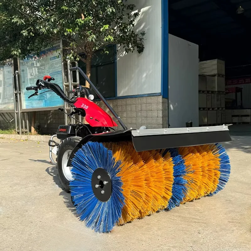 Factory Courtyard Snow Cleaning Sweeper Road Snow Blower for Parking Lot Communistruction Gear