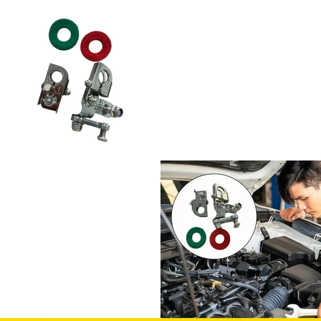 

SZCH Battery Terminal Insulators Anti Short Circuit Pads Color Coded Battery Post Protectors set for F150