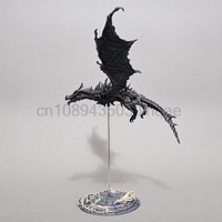 25cm Skyrim Alduin Action Figure Model Toys Dragon Figure Collectible Doll Desktop Ornament Gift For Kids