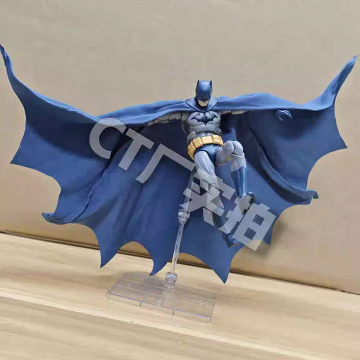 In Stock Mafex105 Batman Ct Factory toys Blue Version Black Dc Bat Man Anime Action Figure Figurine Model Statue Toy Gifts