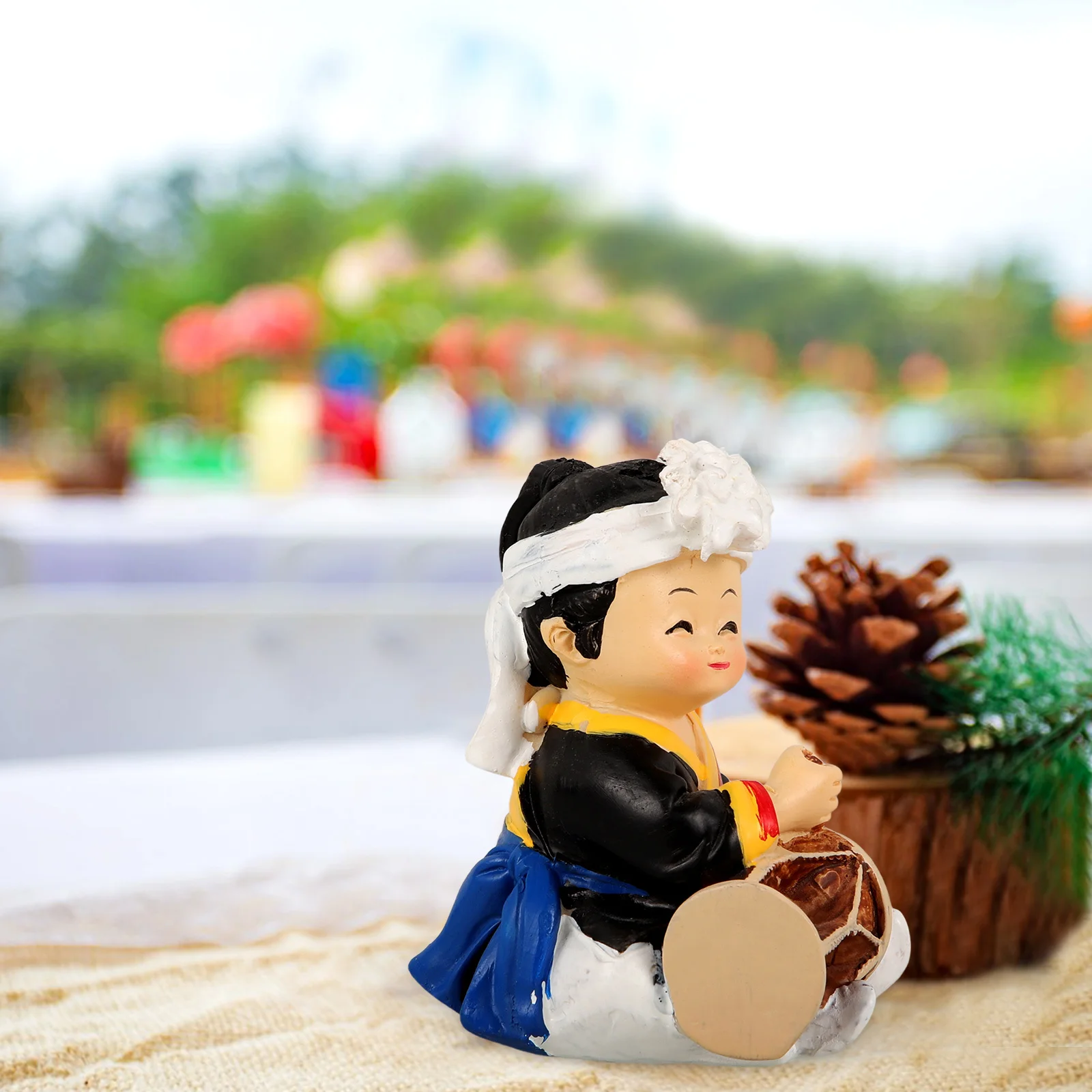 

Korean Hanbok Small Traditional Handicraft Decoration Desktop Decor For Home Office Restaurant Gift