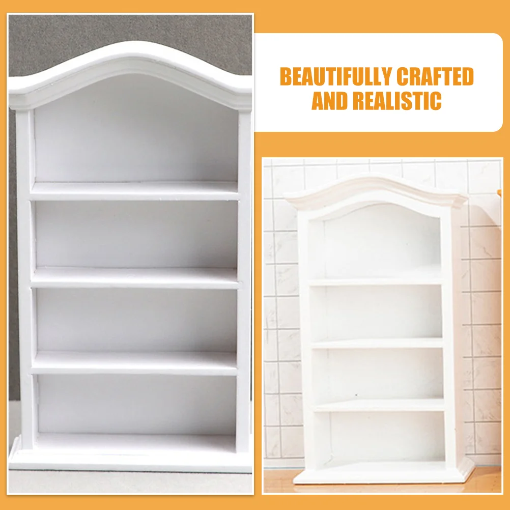 Small Bookcase Furniture Model Bookshelves Wooden Decorative House Bookshelf