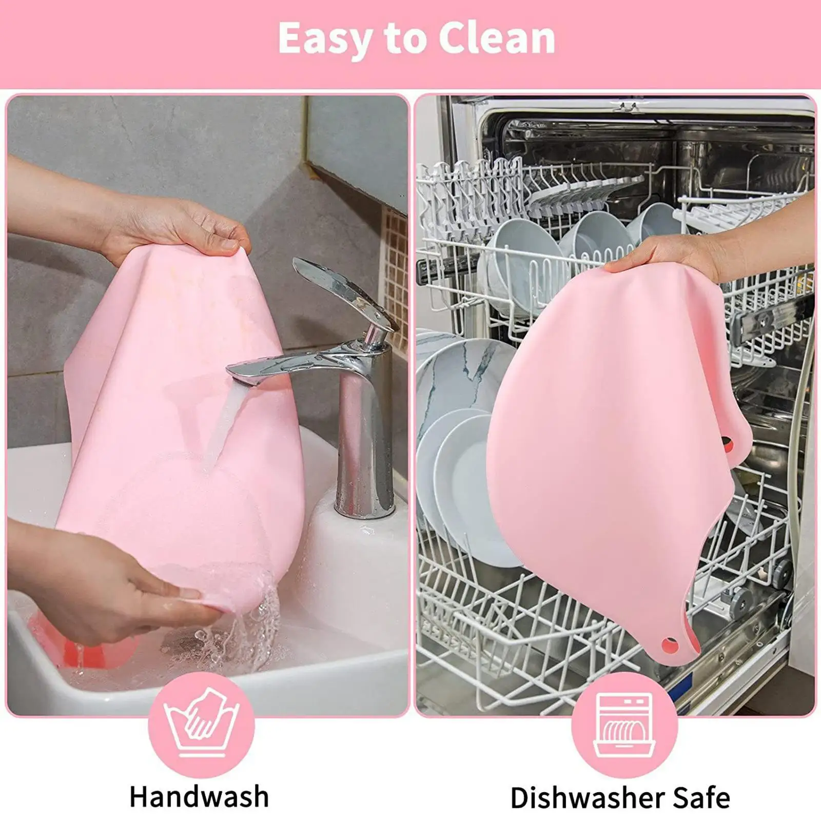 Leakproof Reusable Silicone Slow Cooker Divider Insert for 6 8 Quart Round Oval Cooker Easy Clean Liner