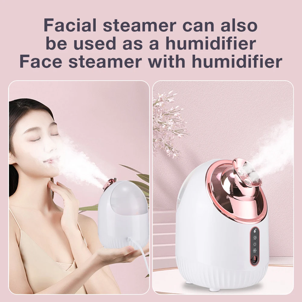 Facial Sauna Home Spa Warm Mist Moisturizing Pore Cleanser Removing Acne Aromatherapy Skin Care Face Steamer