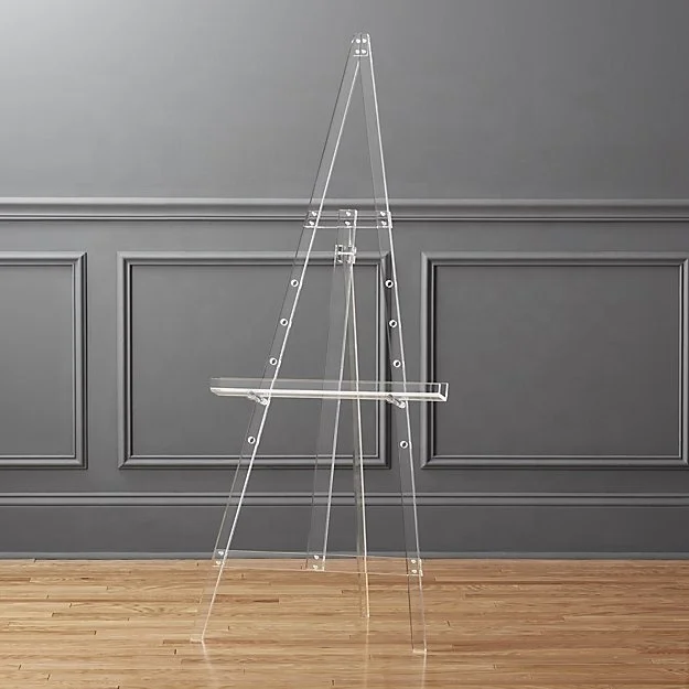 High quality transparent acrylic display art easel