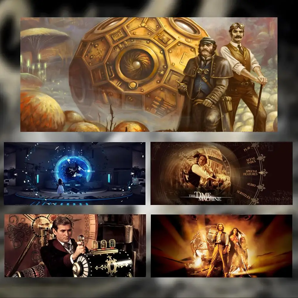 novel sci-fi T-The Time Machine Mouse Pad Large Thick Desk Pad Stitched Edges Gaming Mouse Mat for PC