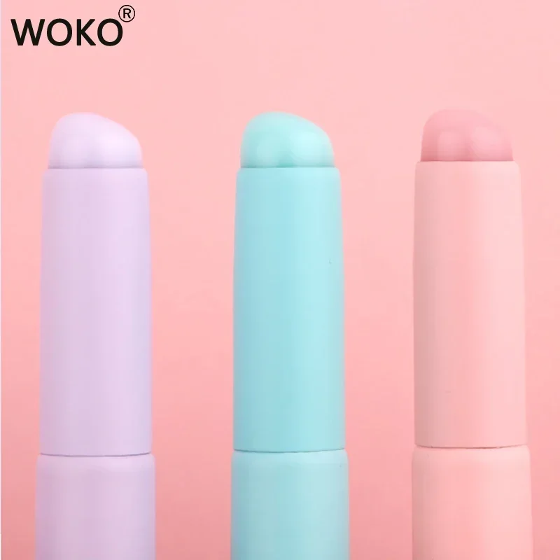 Upgrade Silica Gel Lip Brush with Cover Portable Lipstick Brush Macaron Color Mini Makeup Brush Crease Concealer Makeup Tool