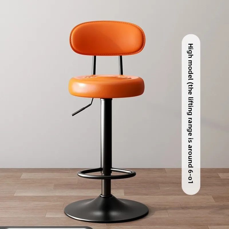 

Многофункциональный барный стул для дома, регулируемый по высоте, для кассового аппарата, высокий стул для ресепшн, вращающийся высокий стул