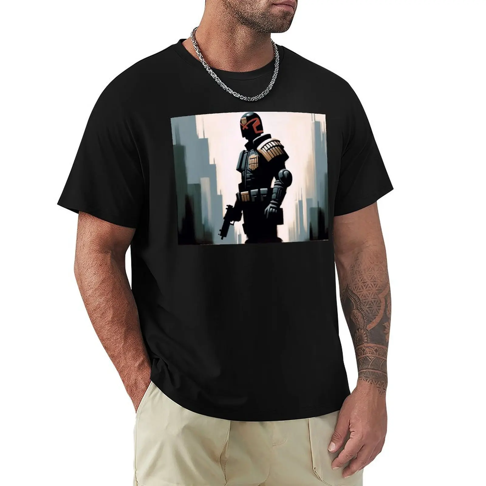 Dreaded Judge Dredd - I Am the Law vol.8 T-Shirt tshirts personalised luxury clothing labubu graphic tee shirt clothes for men