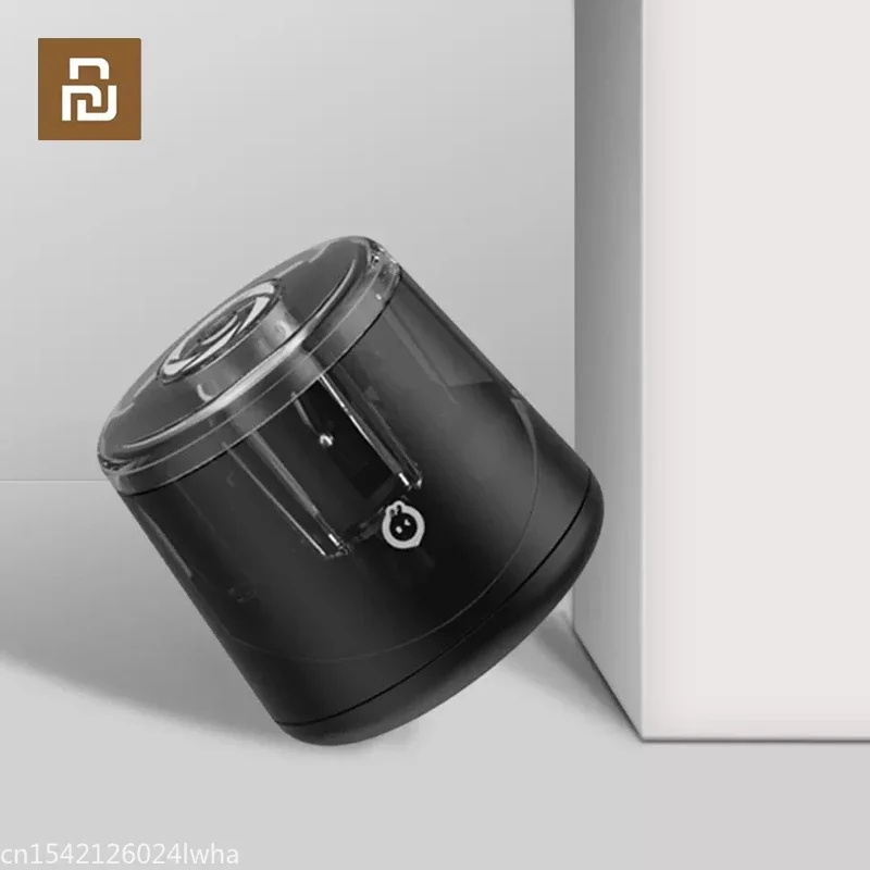 Youpin Xiaoxun Automatic Pencil Sharpeners Touch Switch Safe Student Helical Steel Blade Portable Stationery for Kids Children