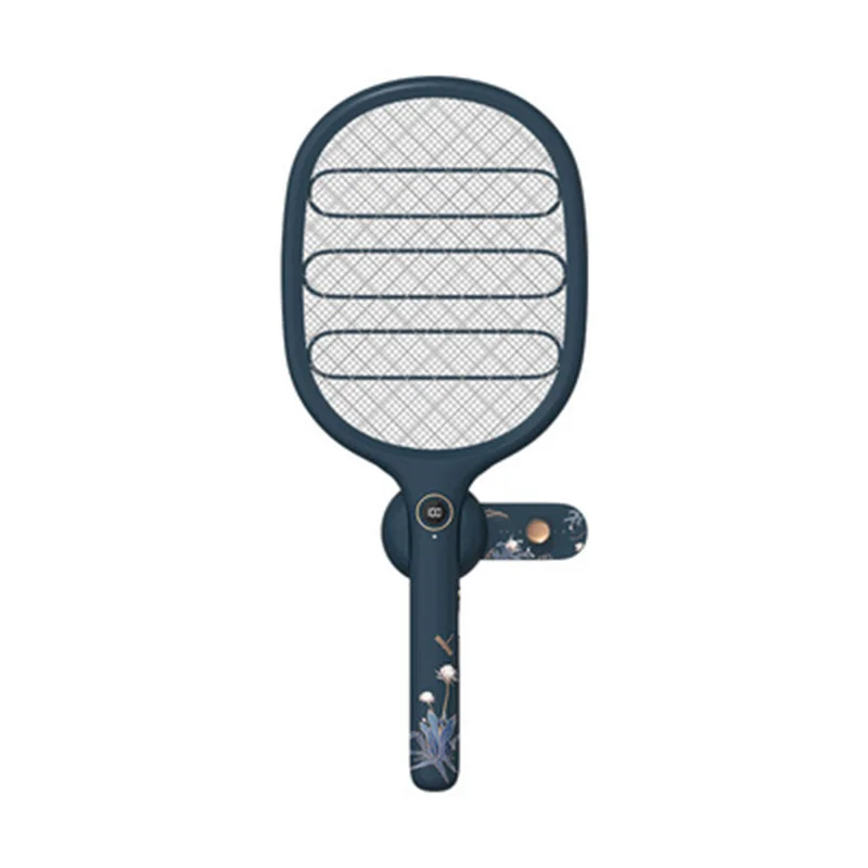 Flies and Insect Killer Household Indoor Electric Mosquito Swatter 2 in 1 USB 1800mAh Rechargeable Mosquito Swatter