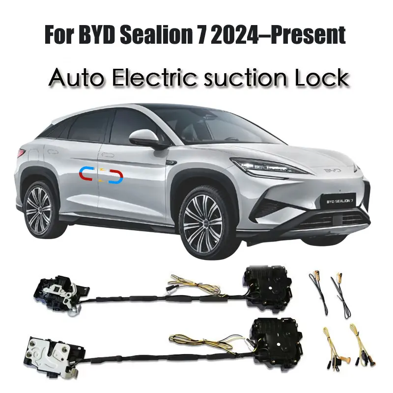 

Для BYD Sealion 7 2024–наст. время: Механизм плавного закрывания двери автомобиля, привод замка, автоматический электрический доводчик с функцией бесшумного всасывания