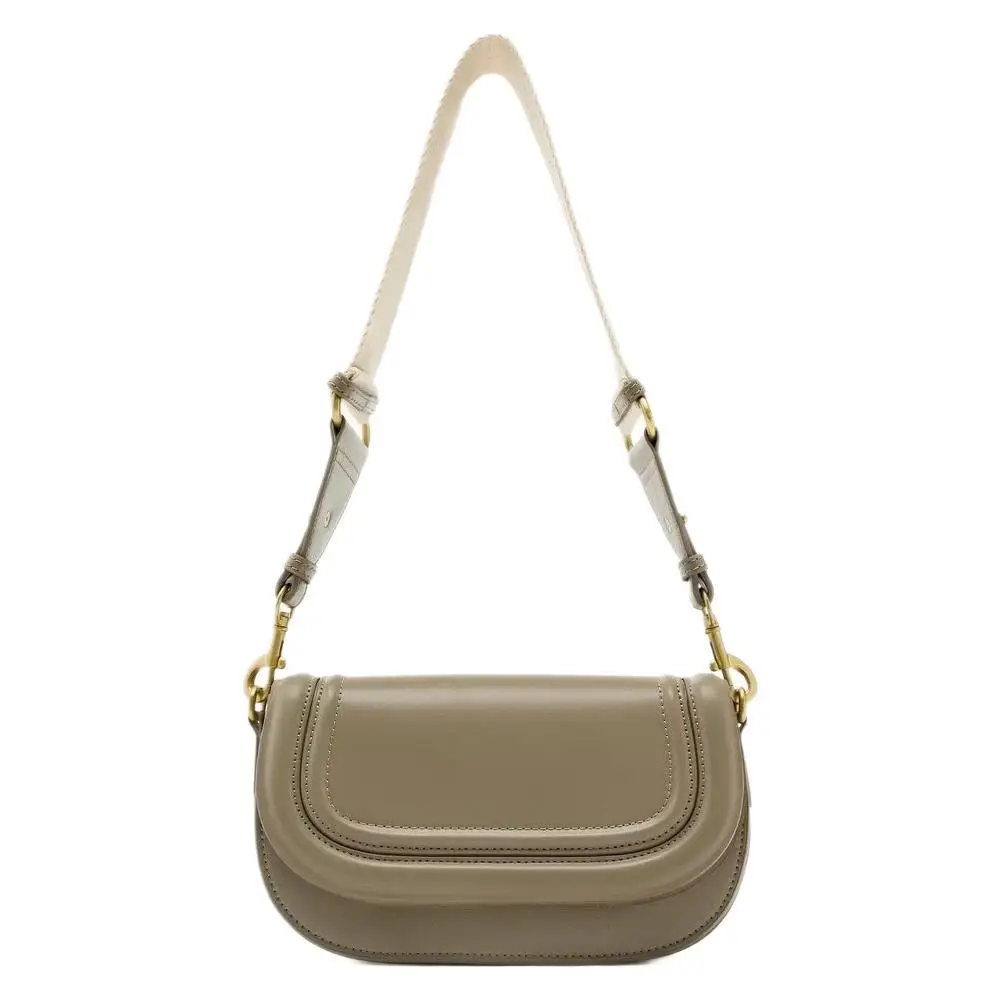 حقيبة كروس جديدة بحزام كتف عريض، حقيبة سرج، حقيبة كتف عصرية