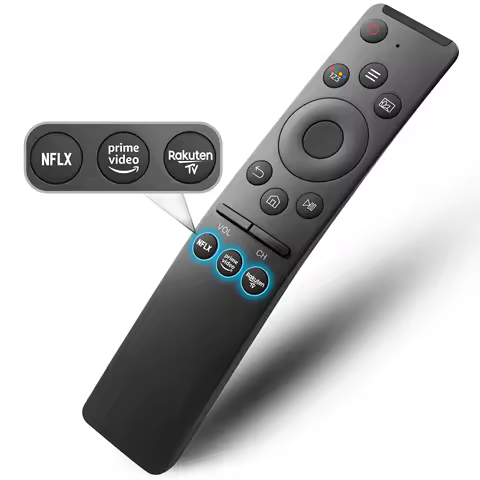 Infrared Universal Remote Control for Samsung Smart TVs LCD LED UHD QLED 4K 8K HDR with Netflix Prime Video Rakuten TV Button