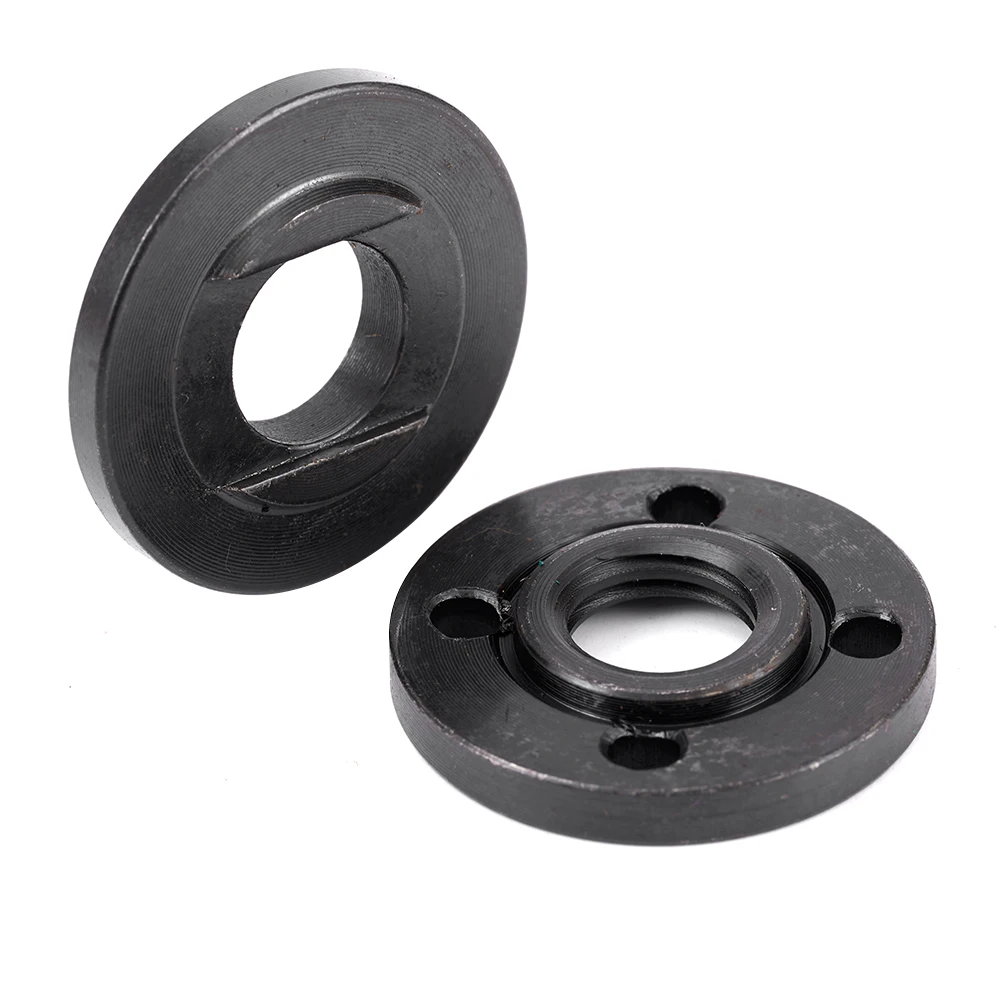 Set Tools Flange Nut 2x 2pcs set High Quality Replacement 30mm Spacing 40mm Diameter Accessories Angle Grinder