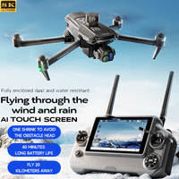 New Wing 6 Drone 8K Camera 3-Axis Gimbal WIFI Obstacle Avoidance FPV Brushless Touch Screen Remote Control Quadcopter Toys Gift