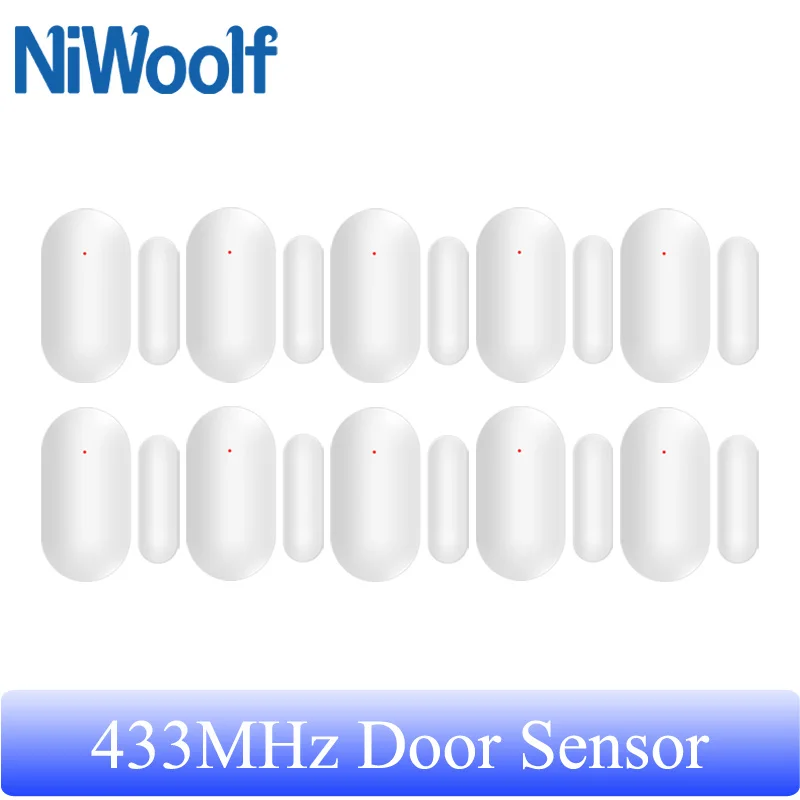 Wholesale 433MHz Door Sensor EV1527 Wireless Door Window Open Detector For Smart Home Burglar Alarm System