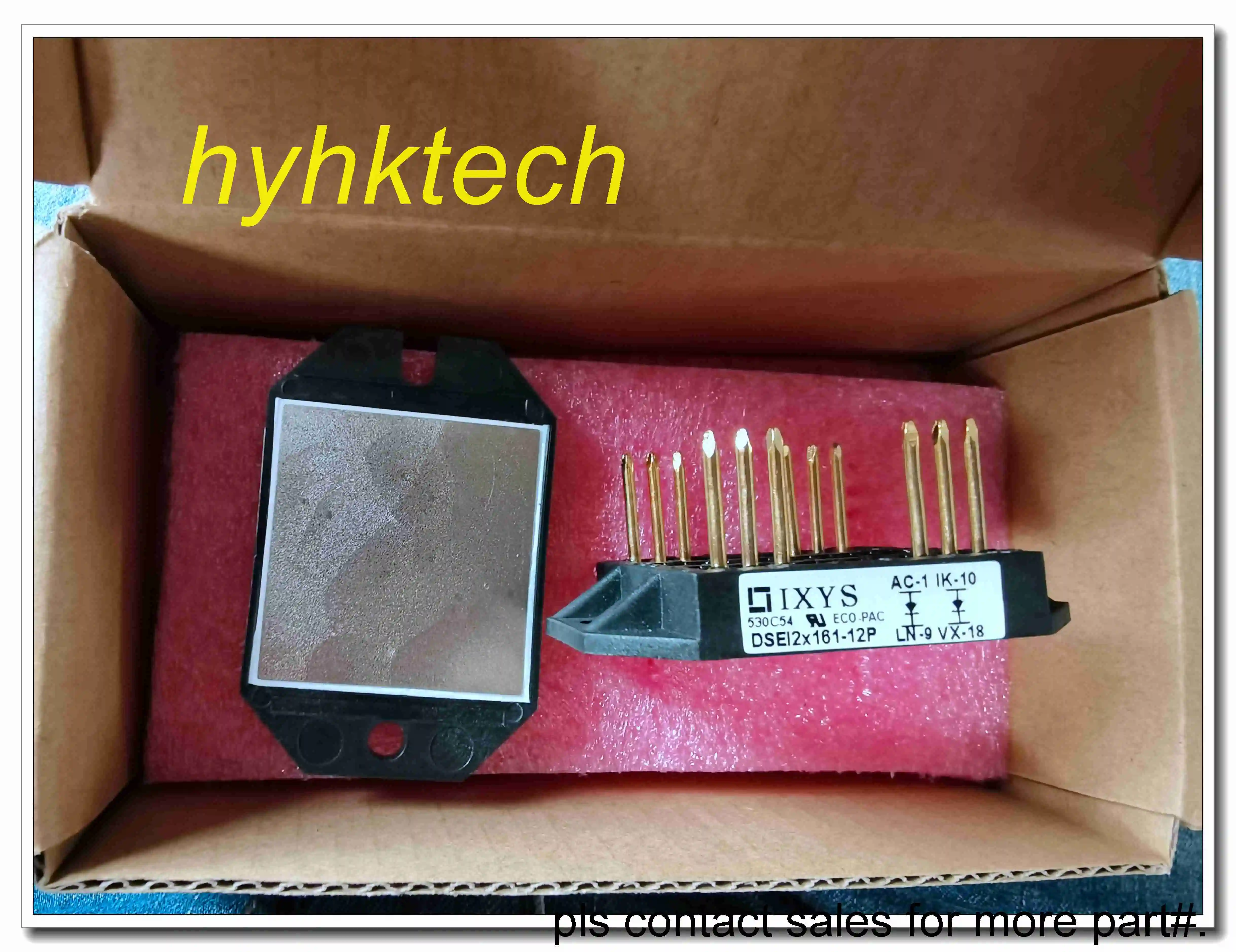 ไดโอดแรงดันสูง DSEI2X161-12P ของแท้โมดูล100% ผ่านการทดสอบก่อนส่ง