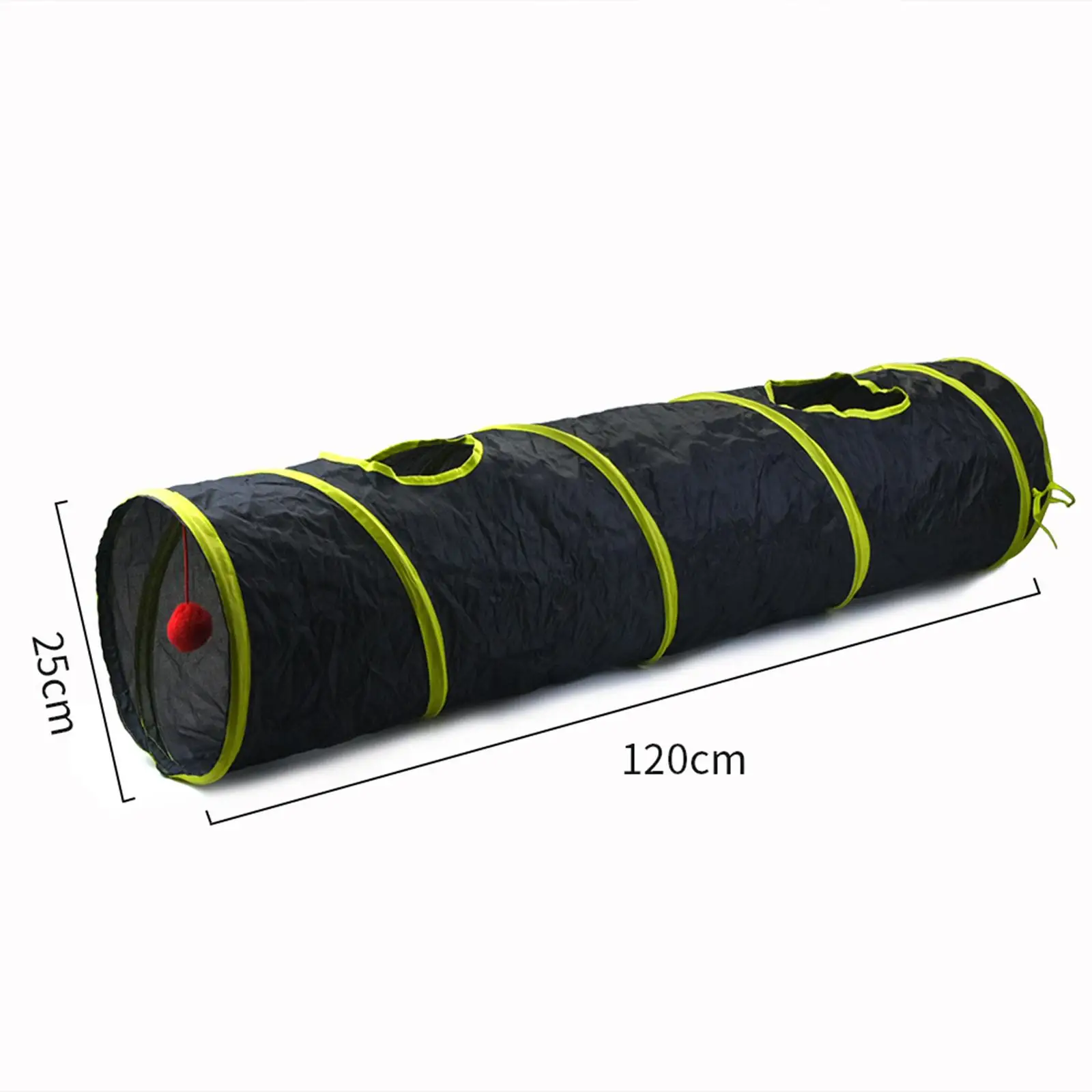 Tube tunnel pliable pour chat, tente de jeu, entraînement à l'agilité, jouet portable pour chats