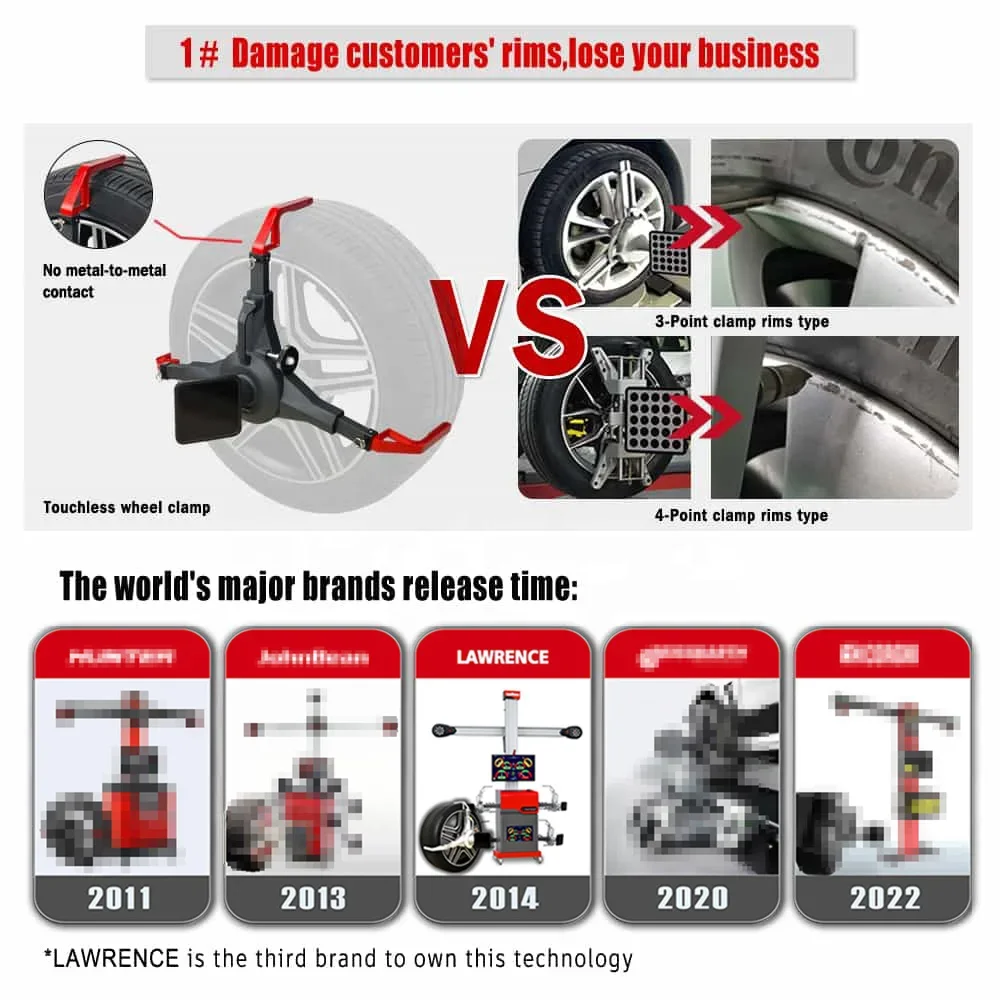 Lawrence The Combo Four Post Car Lift Tire Changers Balancing Machine And 3d Wheel Alignment Equipment Machine For Sale