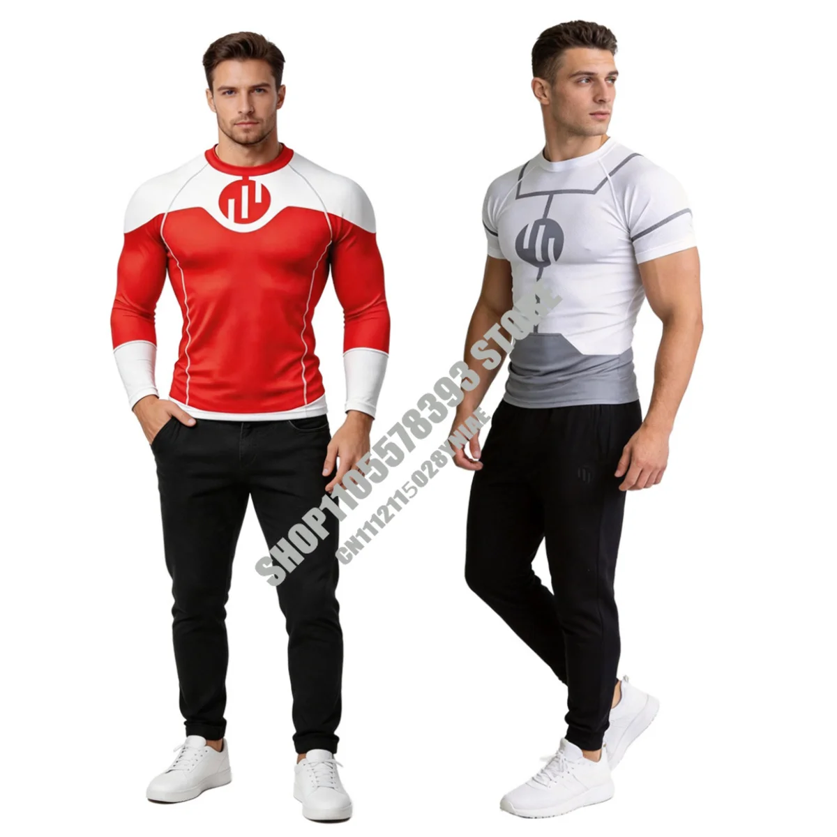 

Invincible Omni-Man Mark Grayson Cosplay Men Quick Dry Shirt 3D Printed Superhero Costume BJJ Boxing Gym Swimwear Surf T-shirt