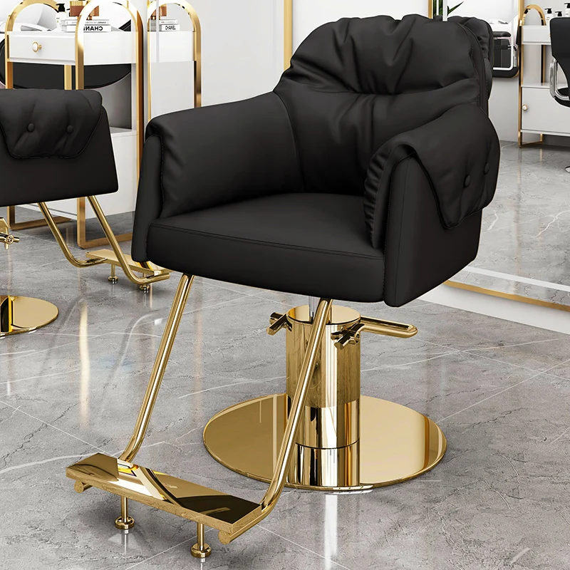 

Hydraulic Beauty Salon Chair Swivel Tattoo Bed Barber Shop Tabouret Stool Furniture Reclining Small Office Master Friseurstuhl