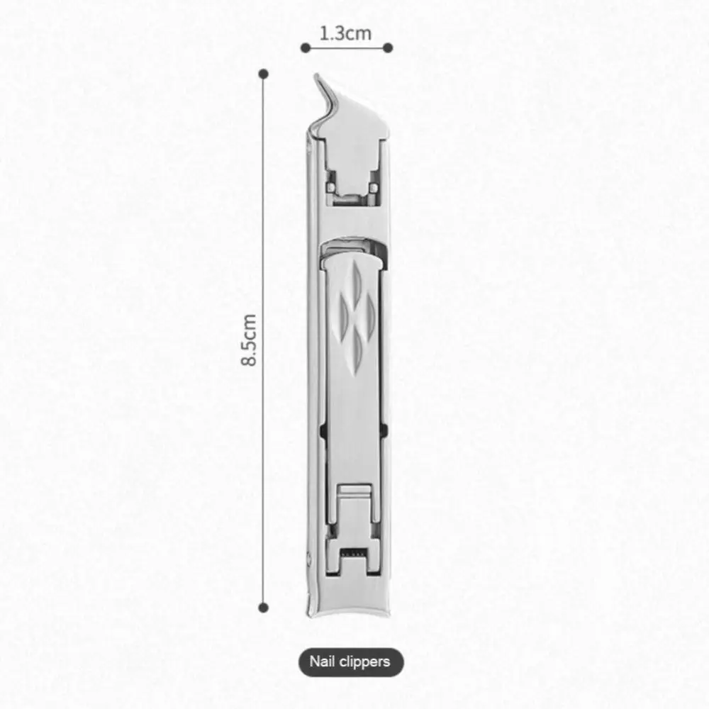 Duplo Cabeça Pedicure e Manicure Ferramentas, Profissional Nail Clippers, Tesoura de unhas, Folding Finger Cutters, Toenails