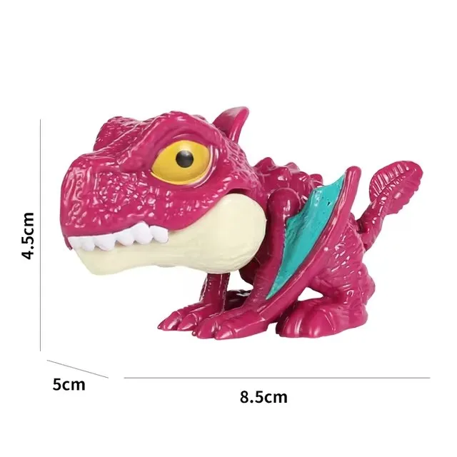 Jurassic Finger Dinosaurier Tyrannosaurus Modell Spielzeug für Kinder Finger Beißen Dinosaurier Bewegliche Gelenke Dinosaurier Spielzeug für Jungen Geschenk